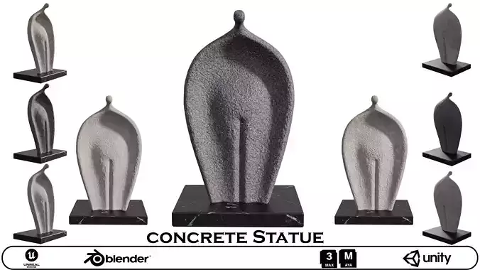 Concret Statue 03 Type