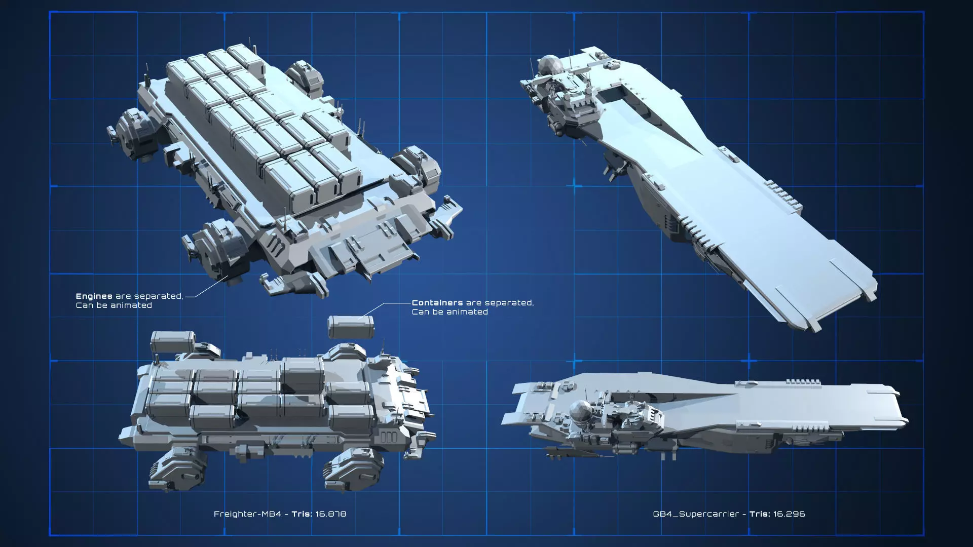 LOW - SPACE Vol03 Low-poly 3D model_4