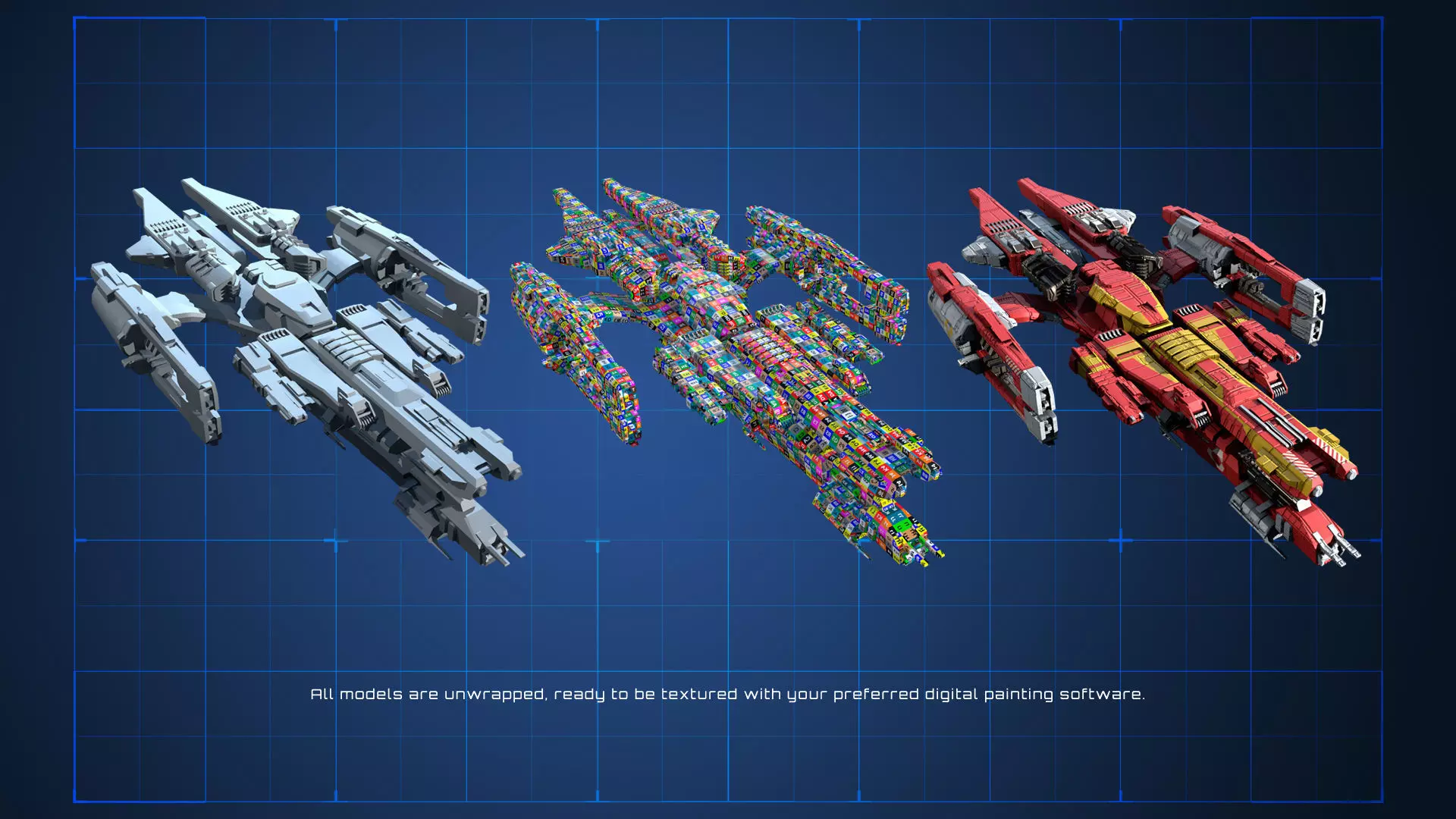 LOW - SPACE Vol03 Low-poly 3D model_8