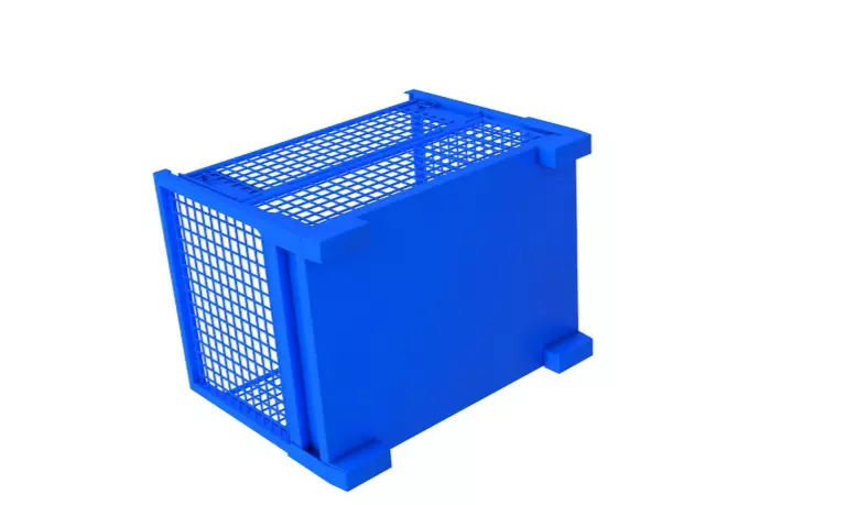 Collapsible Cage Pallet 3D model_3