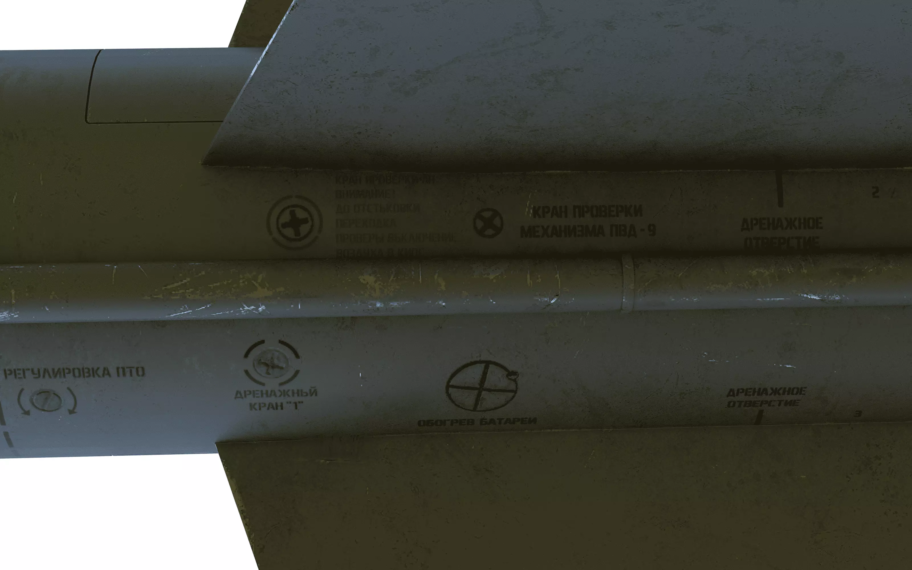 V-755 soviet cold war SA-2 Guideline Volhov SAM Low-poly 3D model_11