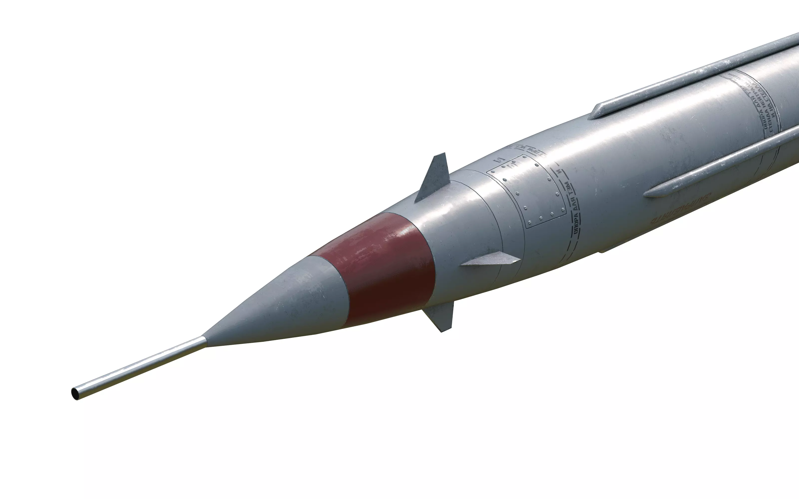 V-755 soviet cold war SA-2 Guideline Volhov SAM Low-poly 3D model_2
