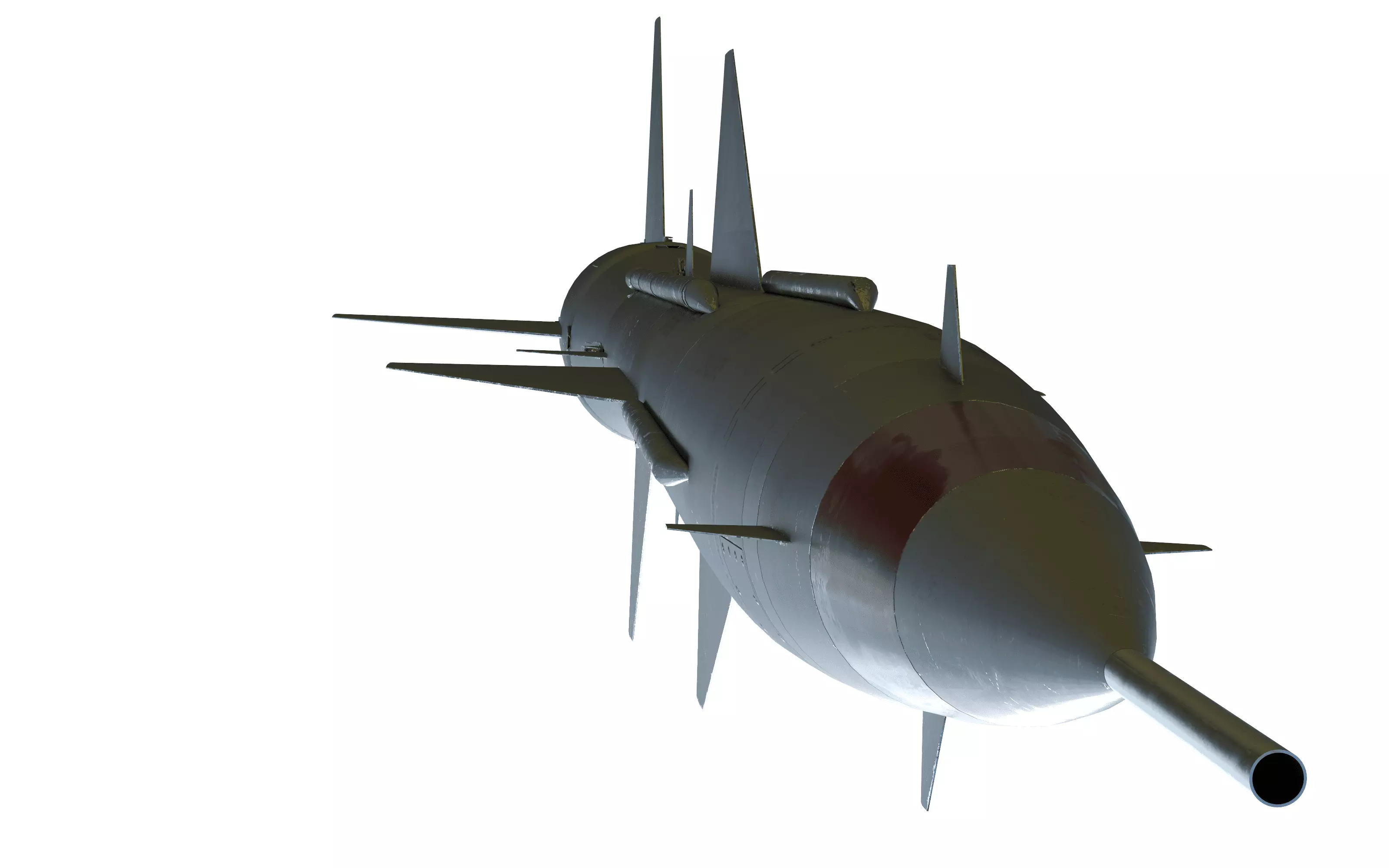 V-755 soviet cold war SA-2 Guideline Volhov SAM Low-poly 3D model_8