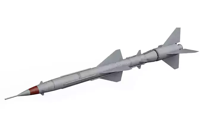 V-755 soviet cold war SA-2 Guideline Volhov SAM Low-poly 3D model