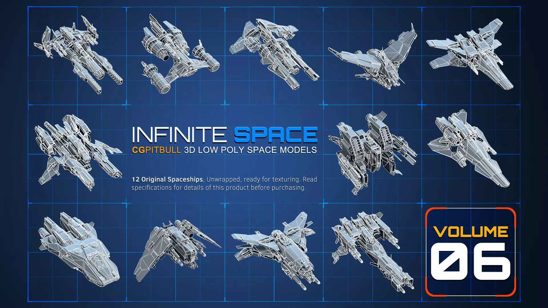 LOW - SPACE Vol06 Low-poly 3D model_9