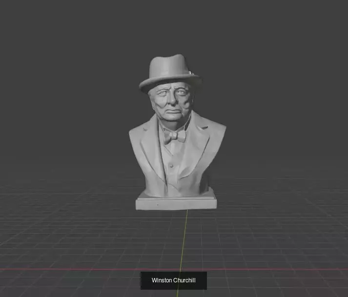 Leaders During the World war 2 3D Model Collection_5