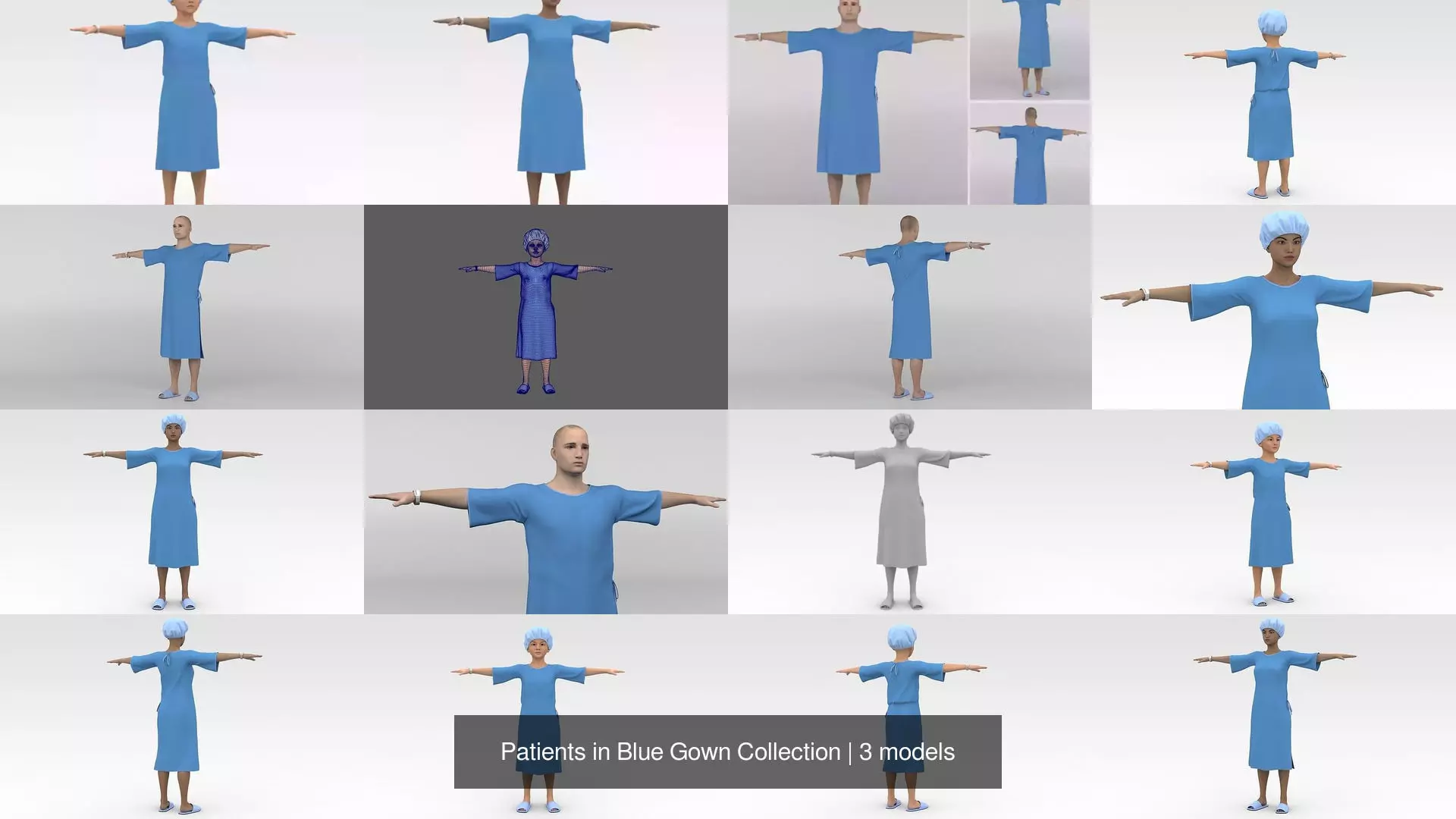 Patients in Blue Gown Collection _1