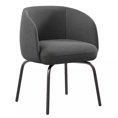 Nest Low Chair Low-poly 3D model