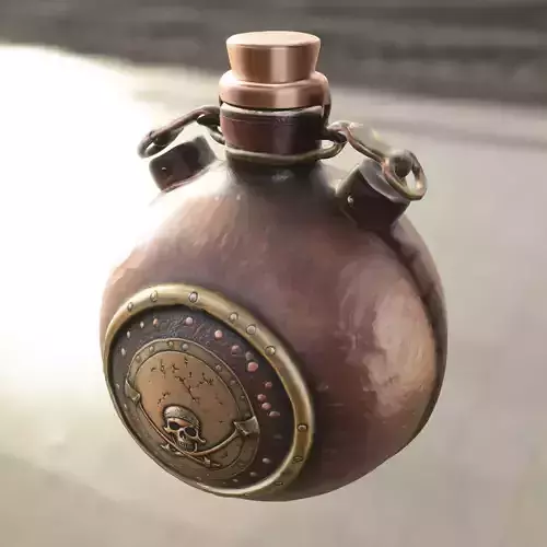 Pirate Skull Flask