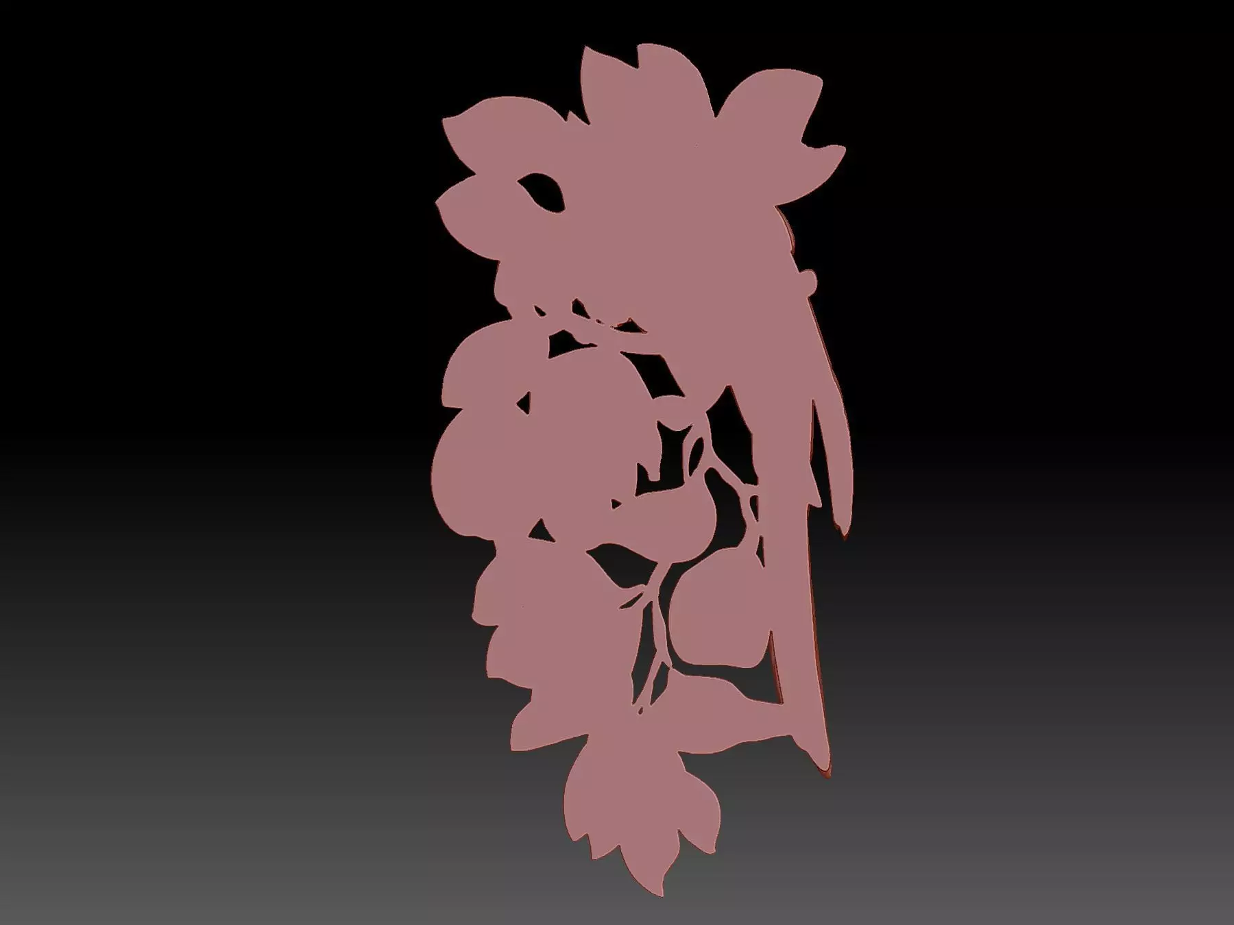 Parrot 3D print model_4