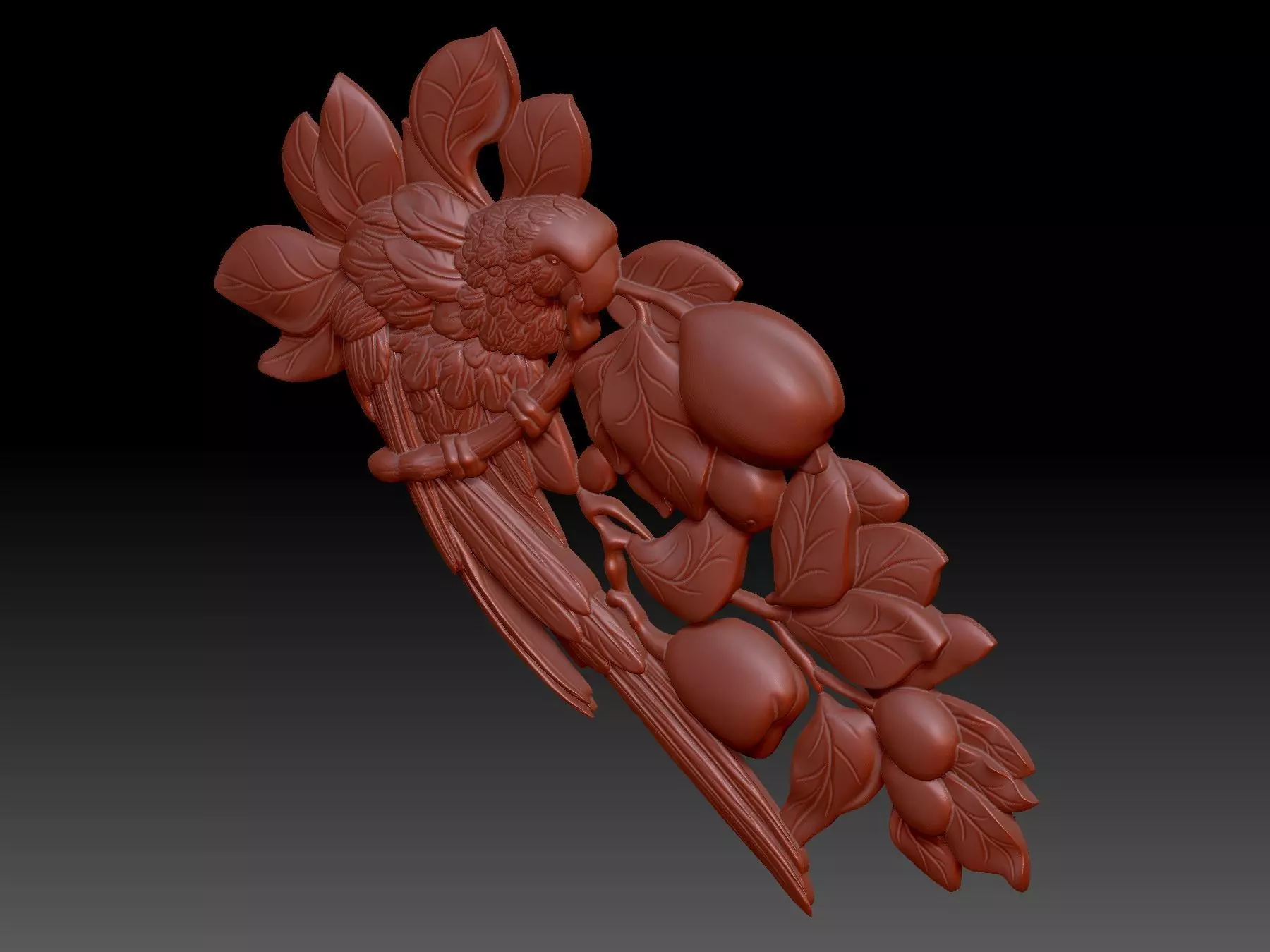 Parrot 3D print model_2