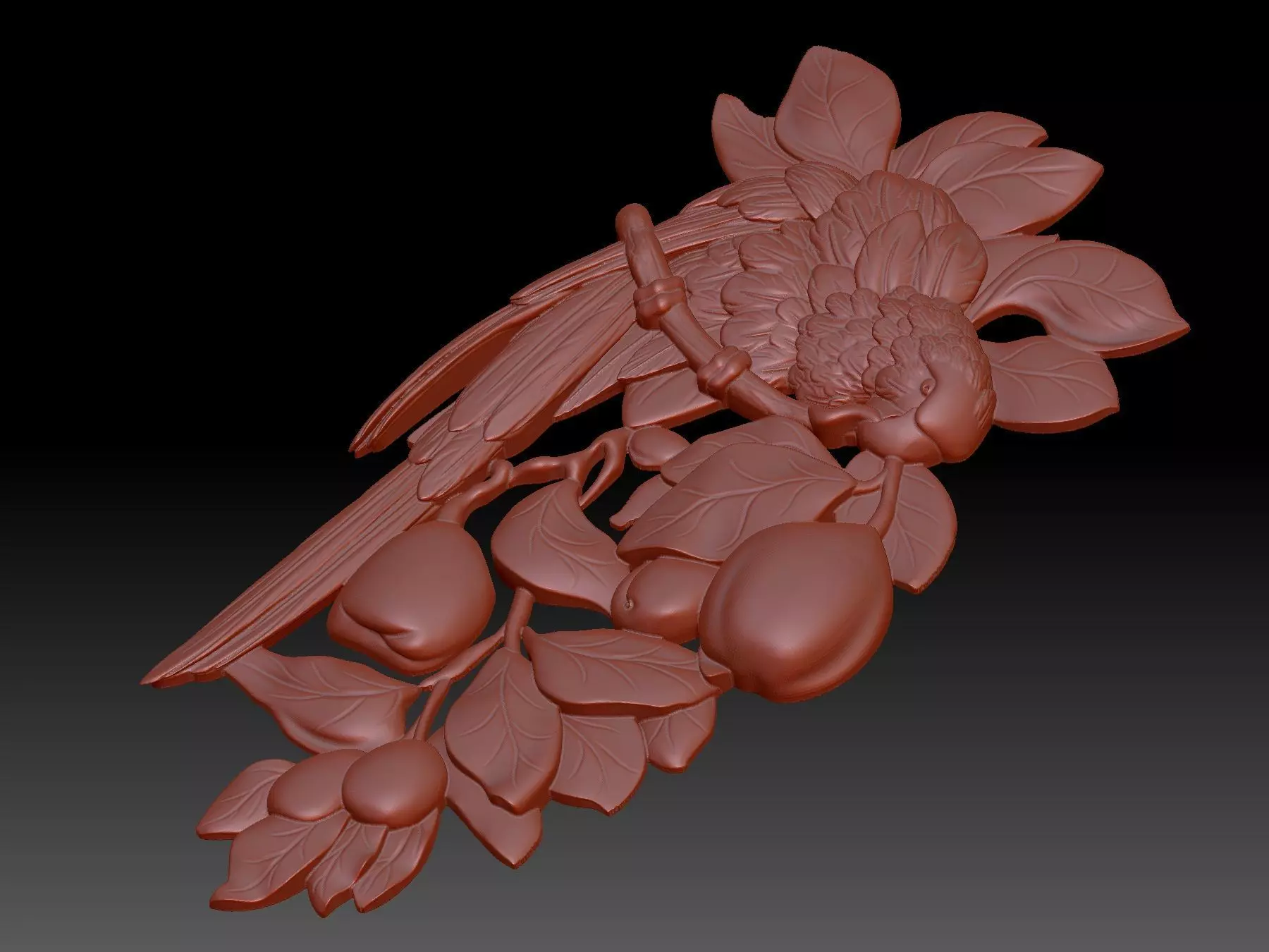 Parrot 3D print model_3