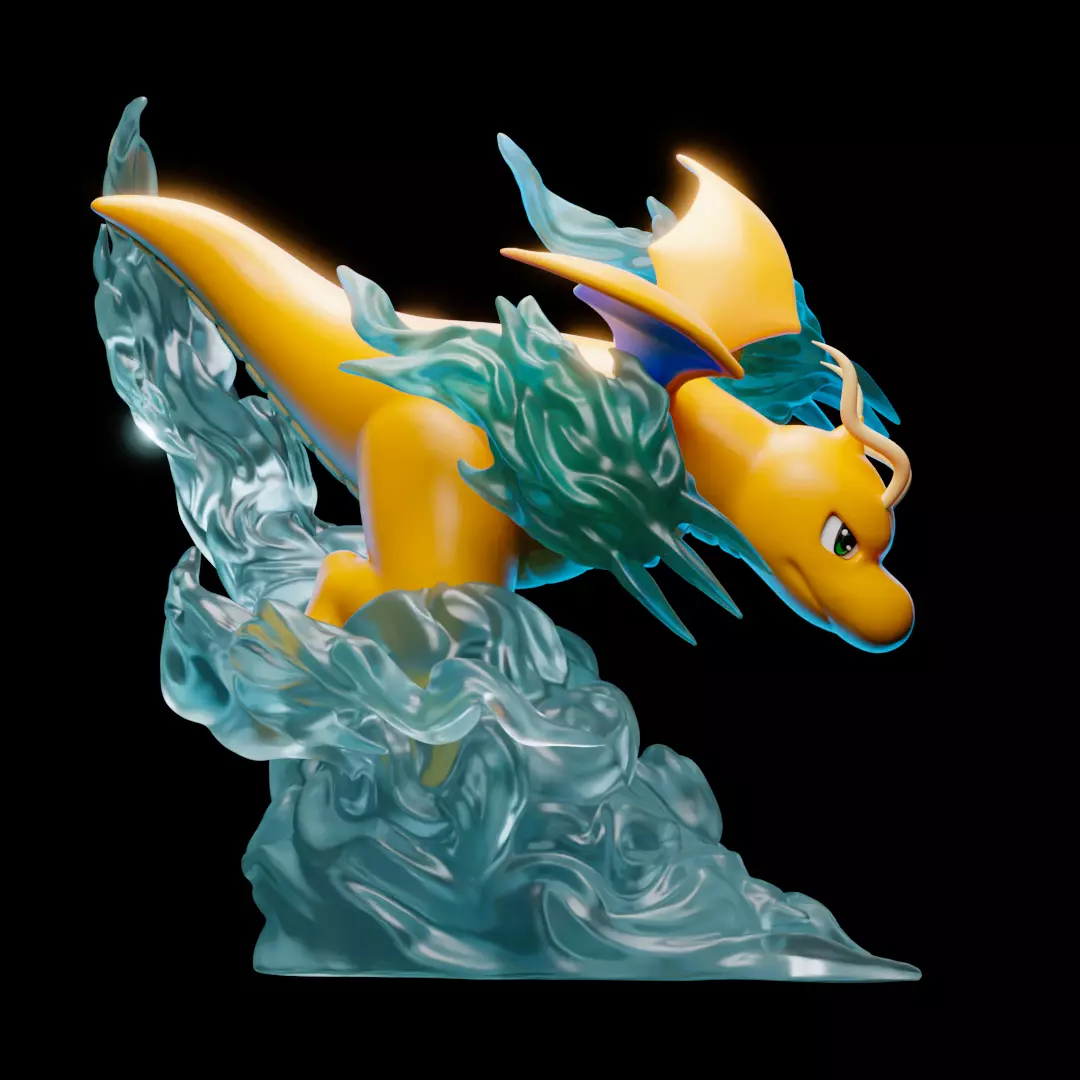 Dragonite  3D print model_1