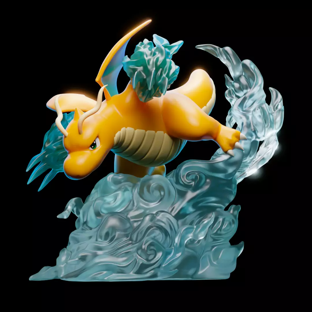 Dragonite  3D print model_0
