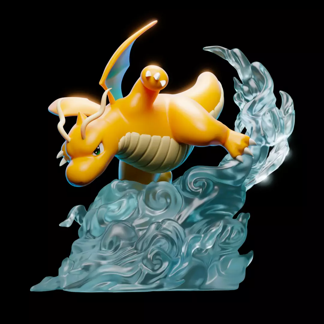 Dragonite  3D print model_2