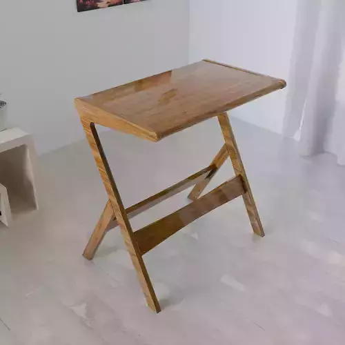 Wood Table 3D Model