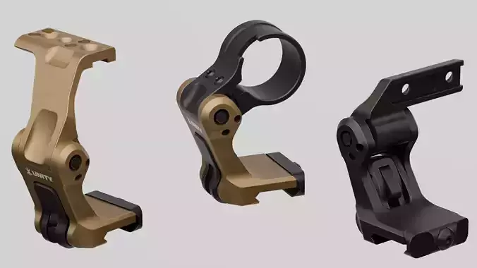 UNITY TACTICAL FAST FTC PACK - 3D MODEL - LOW POLY - GAME READY Low-poly 3D model