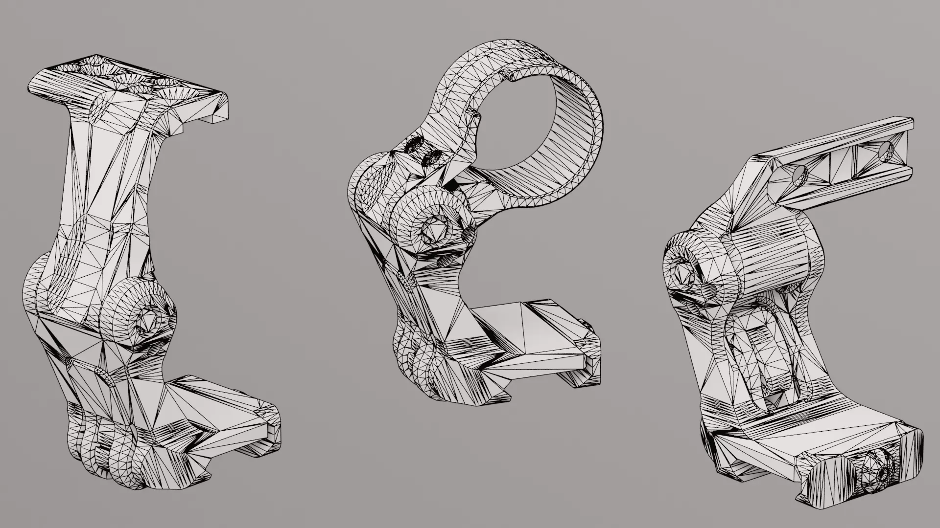 UNITY TACTICAL FAST FTC PACK - 3D MODEL - LOW POLY - GAME READY Low-poly 3D model_7