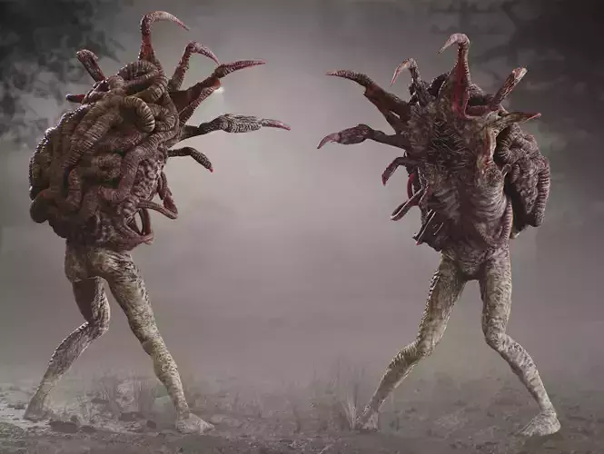 Mutated Creature Low-poly 3D model
