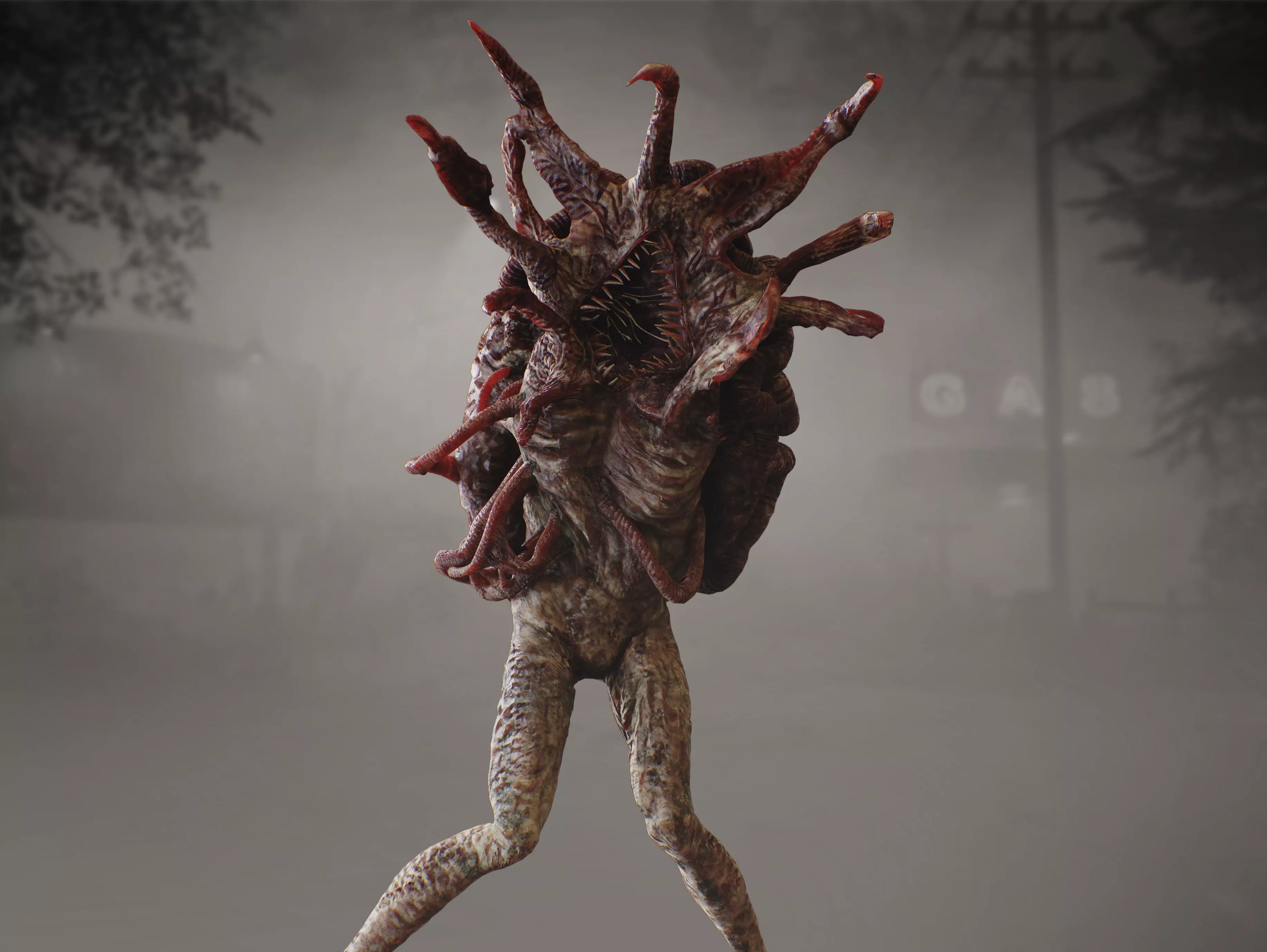 Mutated Creature Low-poly 3D model_2