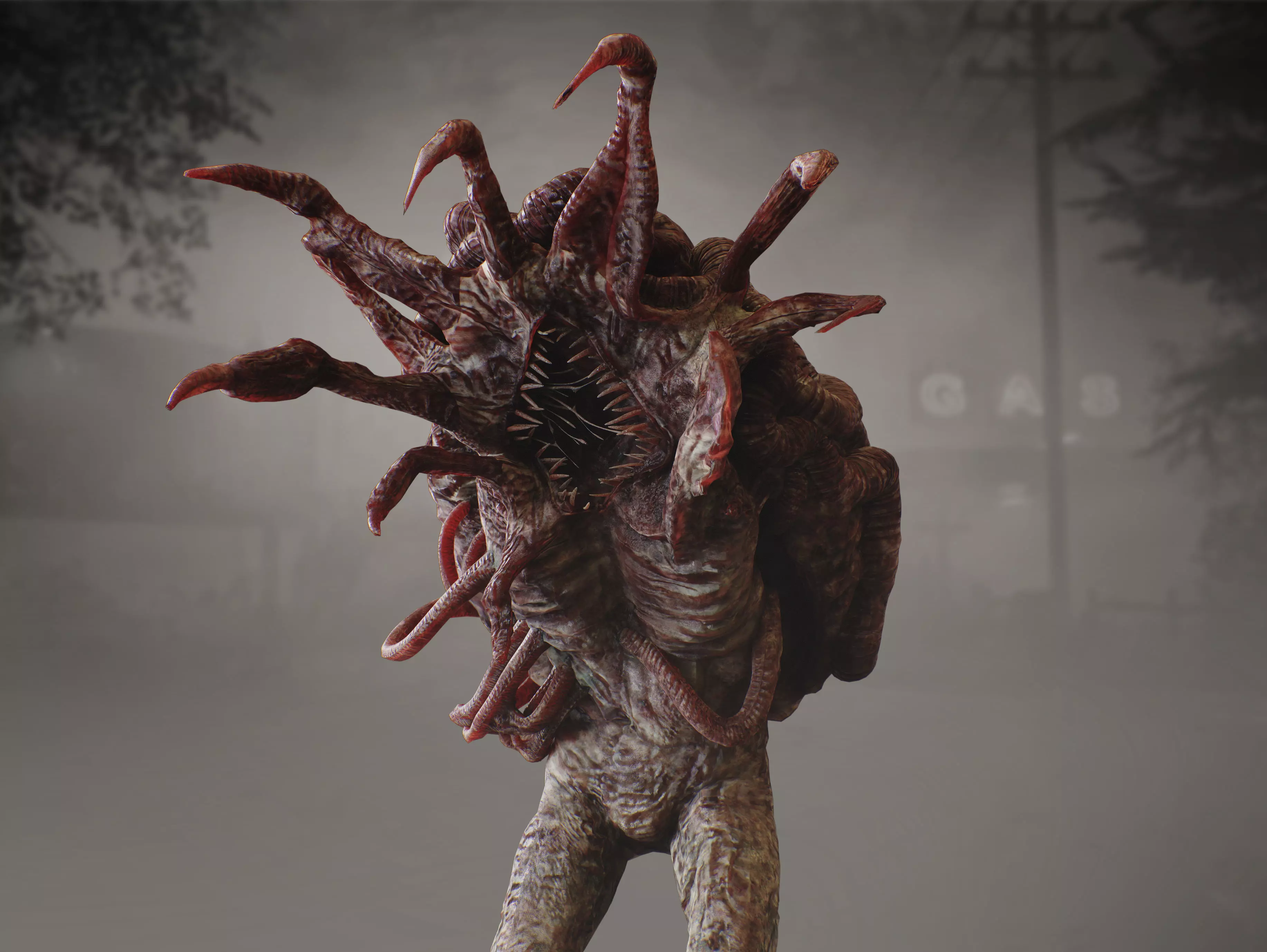 Mutated Creature Low-poly 3D model_8