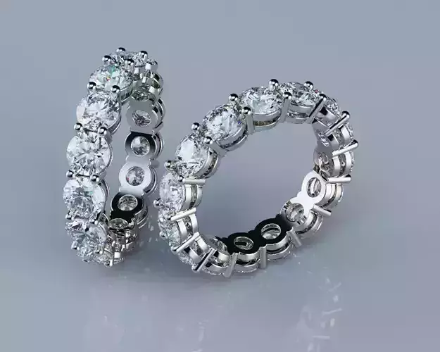 Eternity Rings Collection All Sizes 004 4mm stones