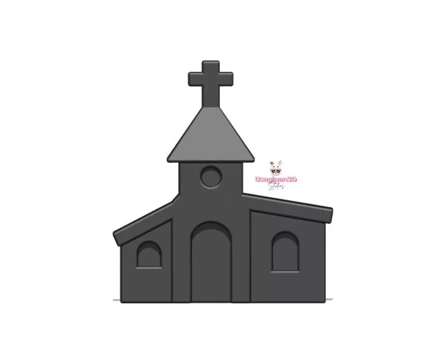Church 3D print model_1