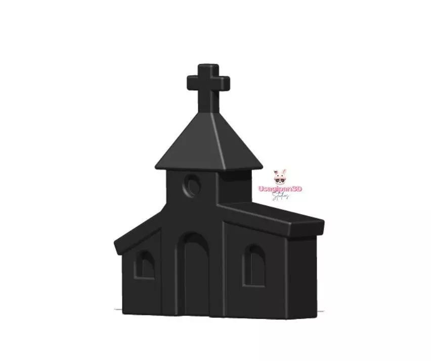 Church 3D print model_2