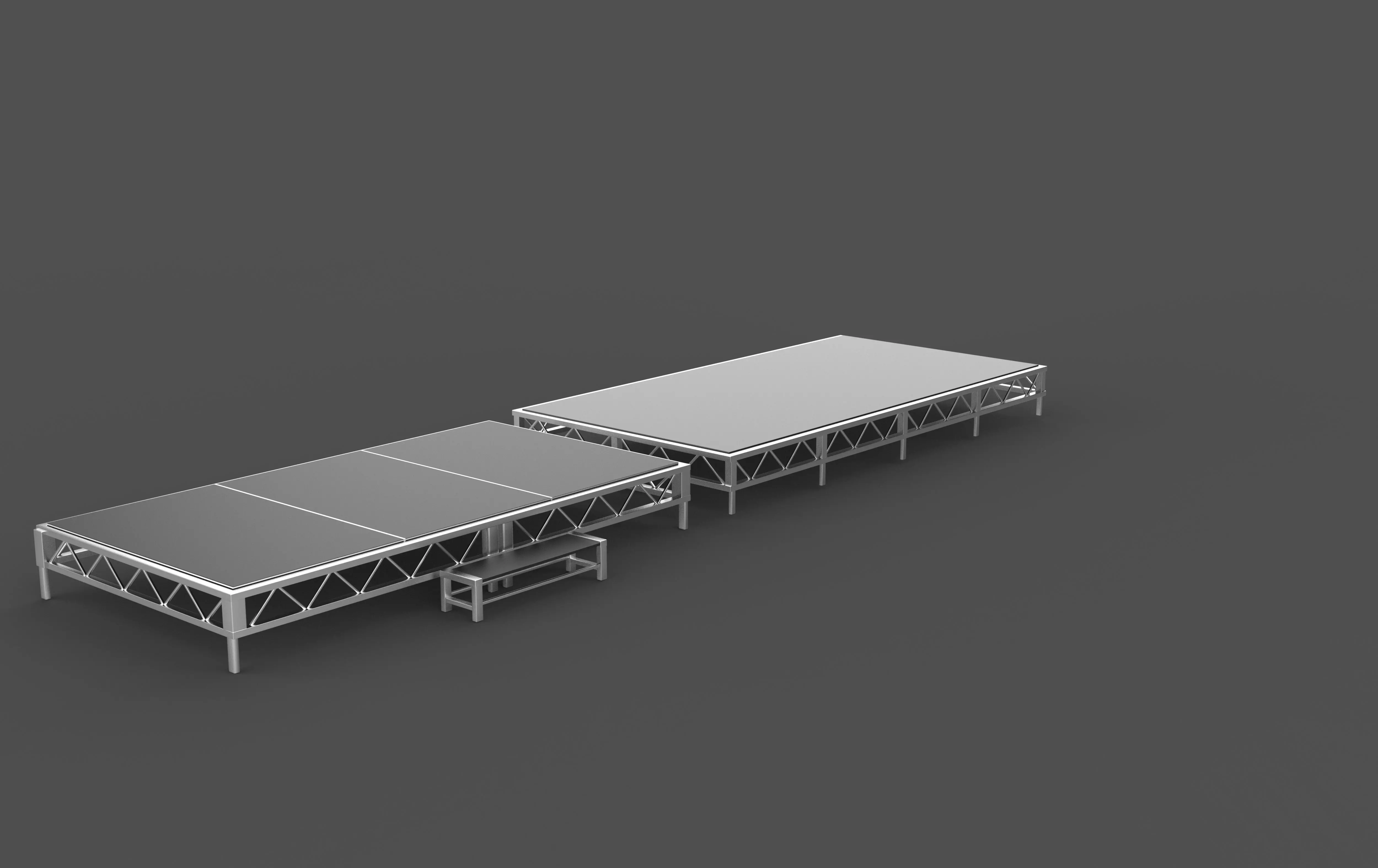 Portable Stage 3D model_5