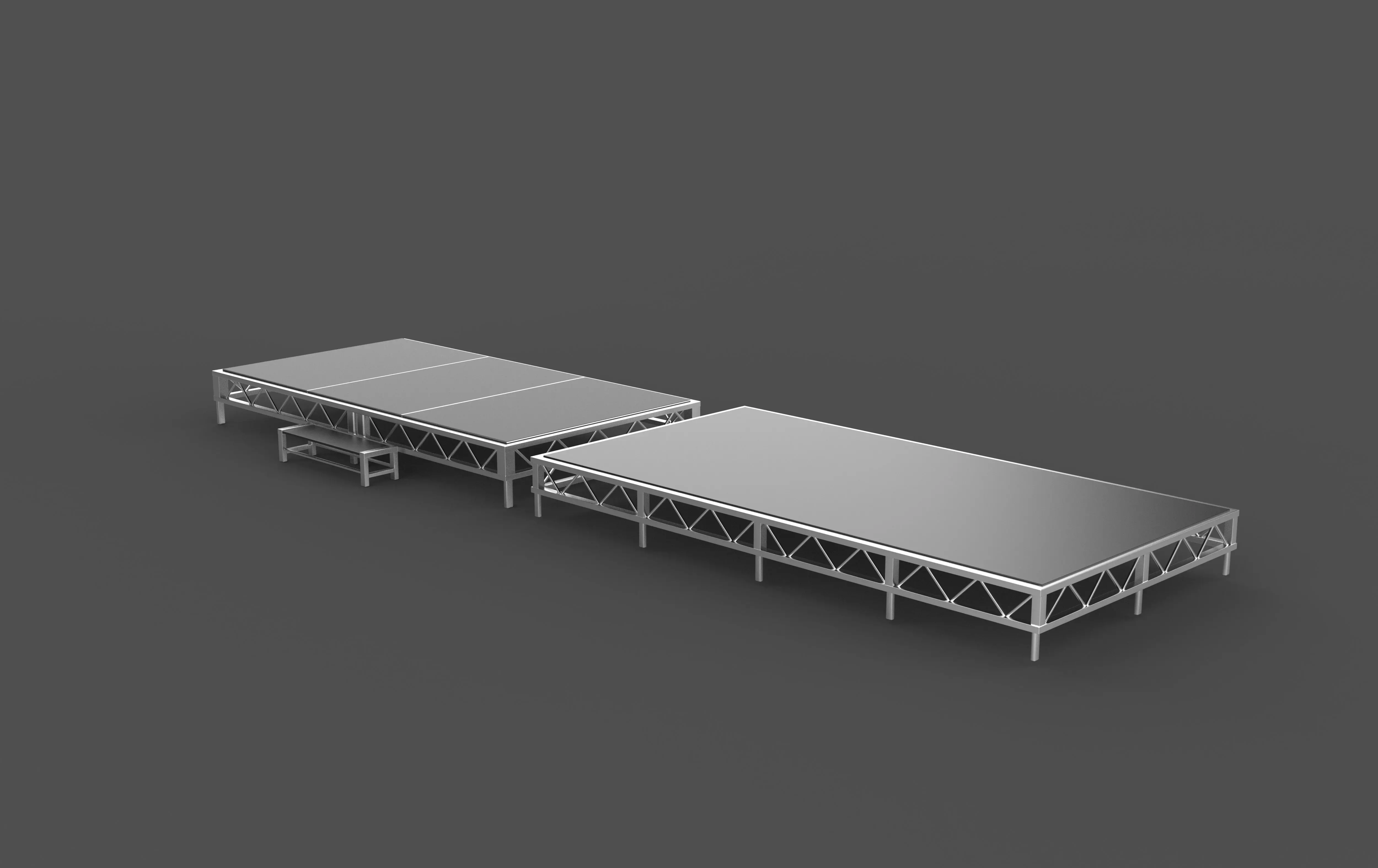 Portable Stage 3D model_4
