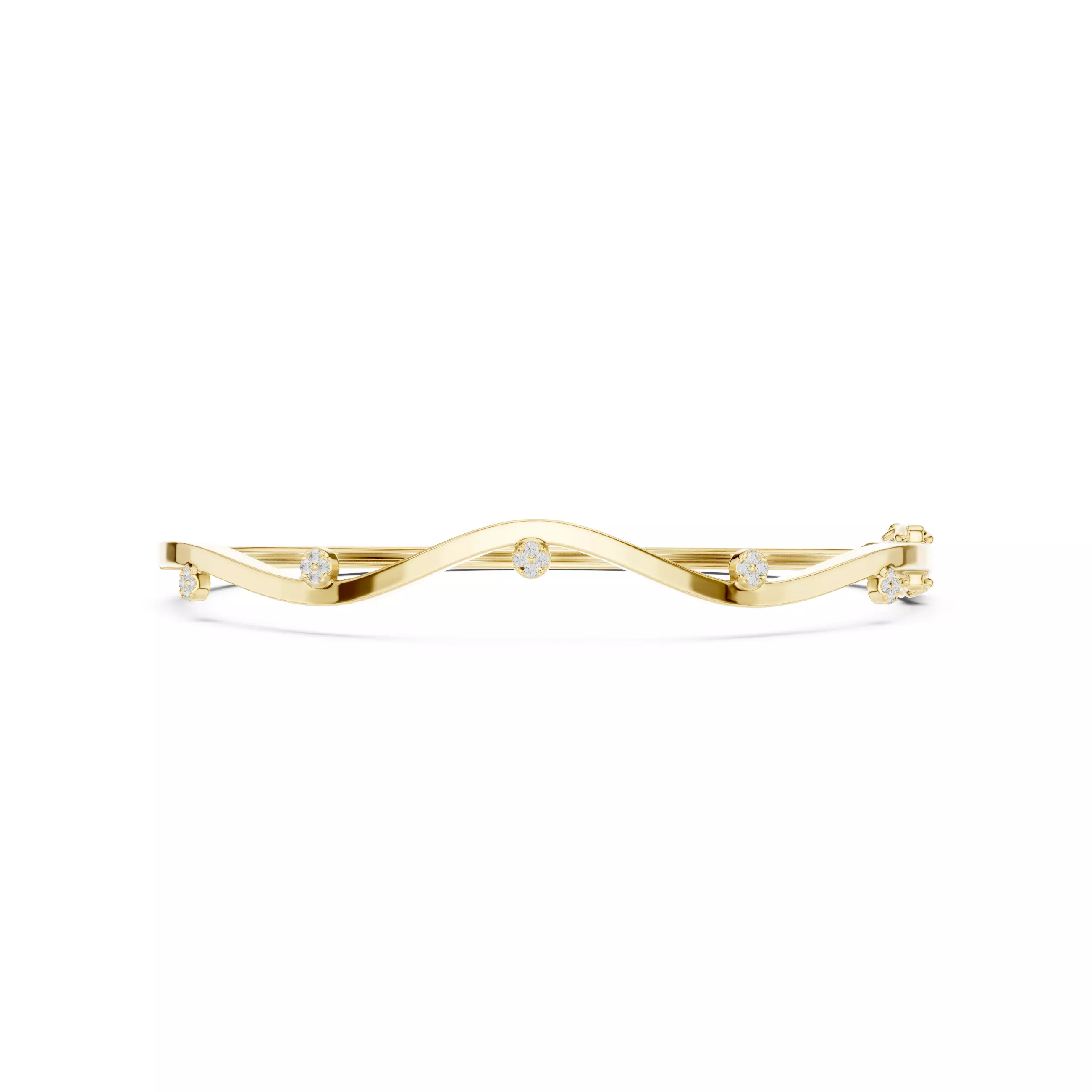 New Trending Design Diamond Bracelet Woman 3DM STL Video 3D print model_1