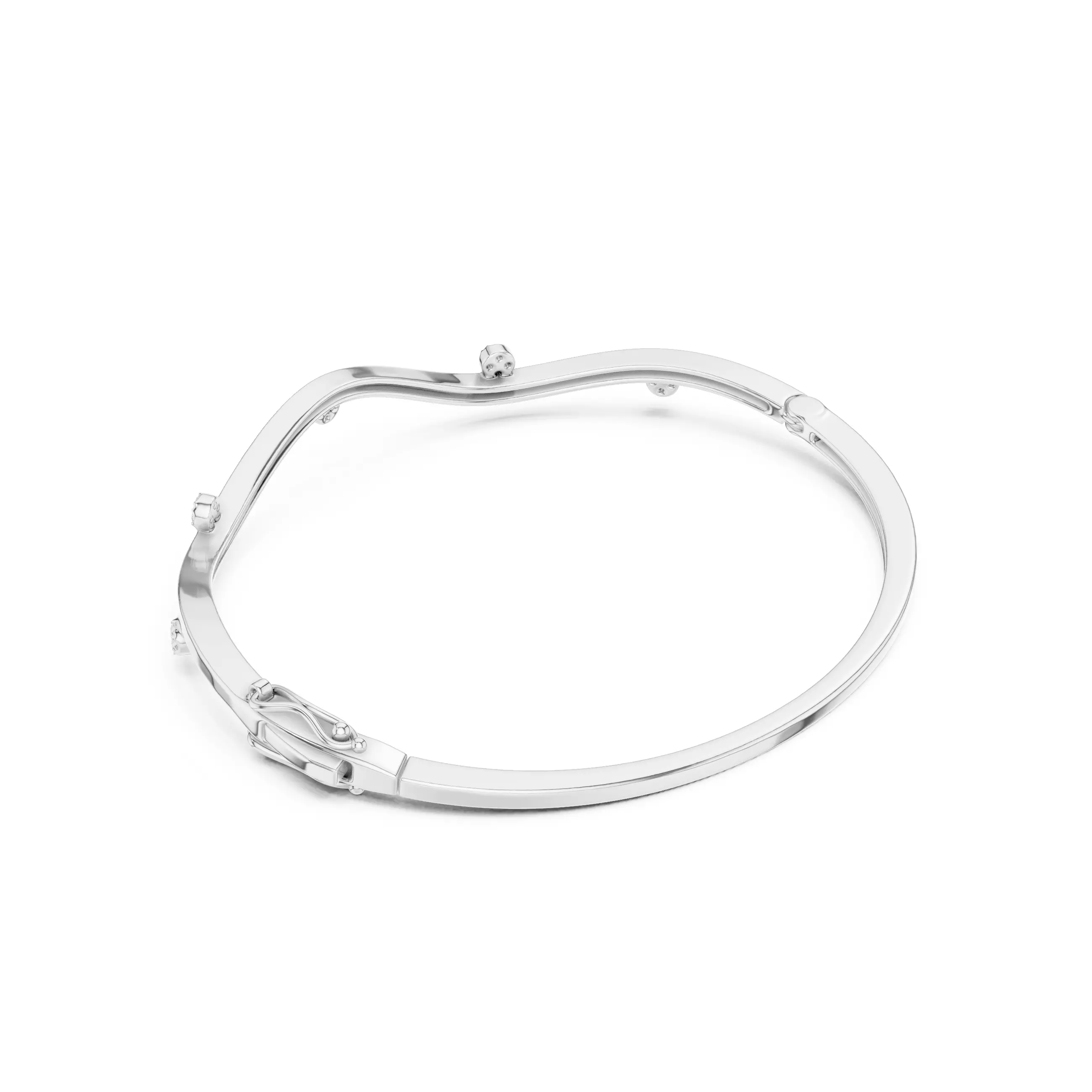 New Trending Design Diamond Bracelet Woman 3DM STL Video 3D print model_10