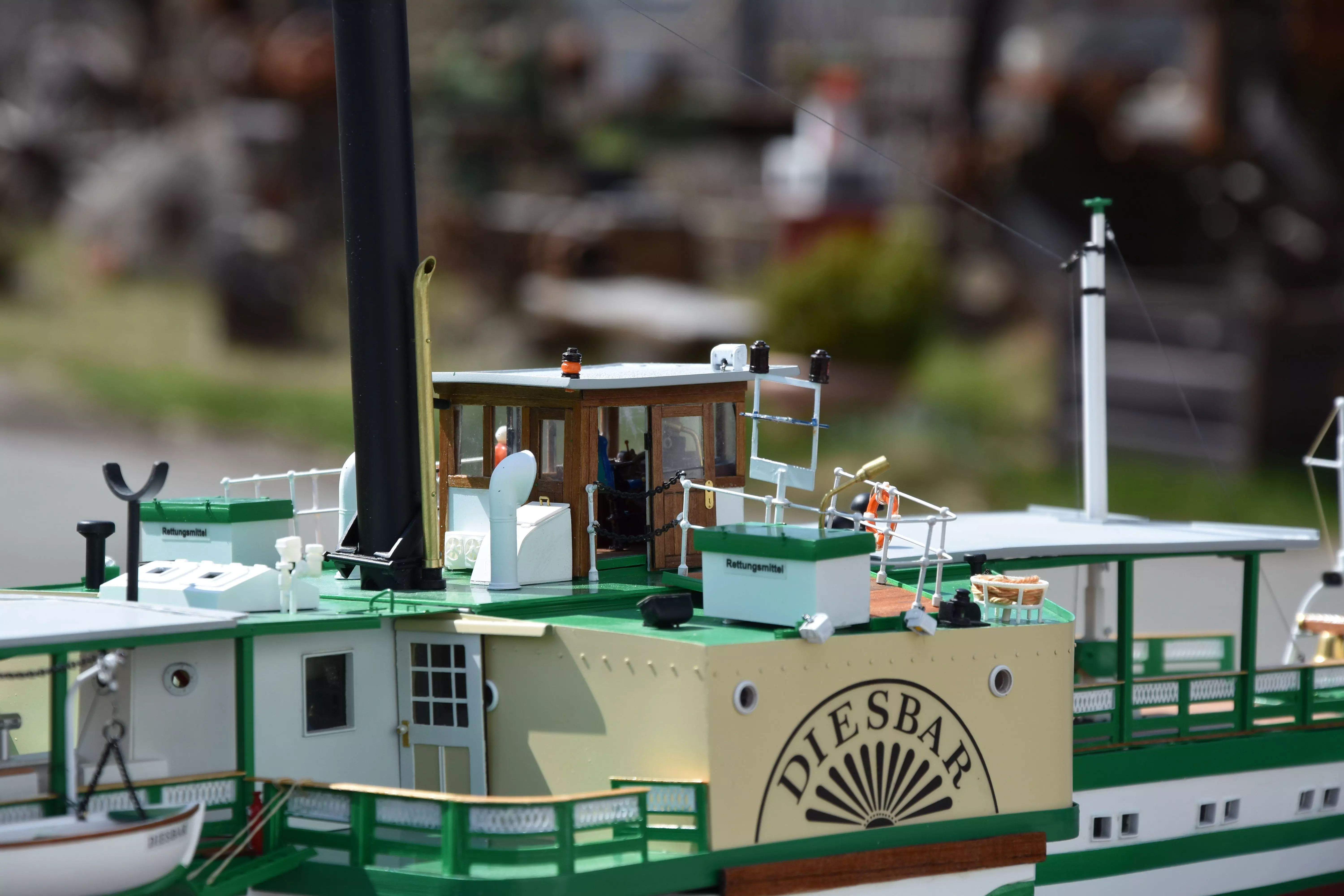 RADDAMPFER MIT BLATTSTEUERUNG PADDLE STEAMER 3D print model_1