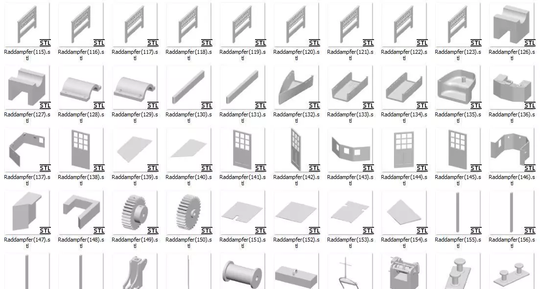 RADDAMPFER MIT BLATTSTEUERUNG PADDLE STEAMER 3D print model_8