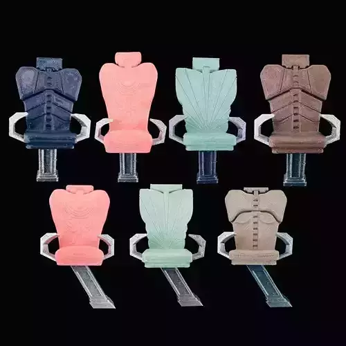 USS Bridge Control Center Console Chairs