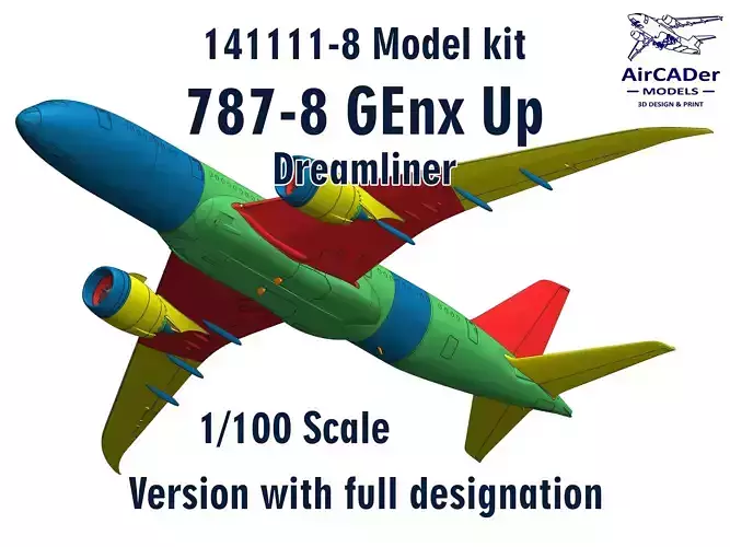 141111-8 Model kit Boeing 787-8 GEnx Up
