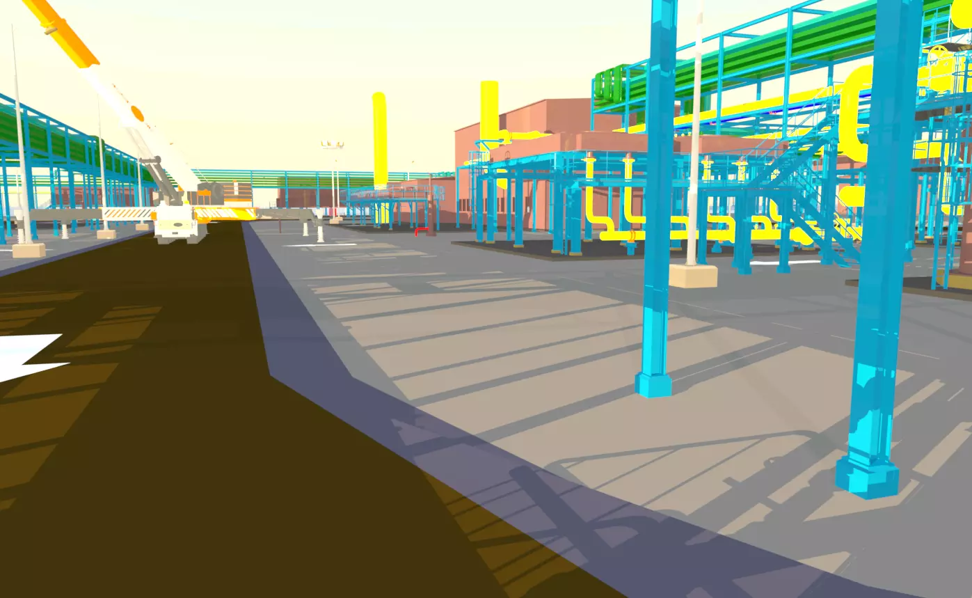 3D Model of Booster Compressor Station for Gas Condensate Fields 3D model_4