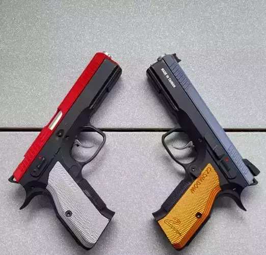 3d printed cz shadow2 slide with 3d printed bbh