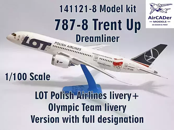 141121-8 Model kit Boeing 787-8 Trent Up