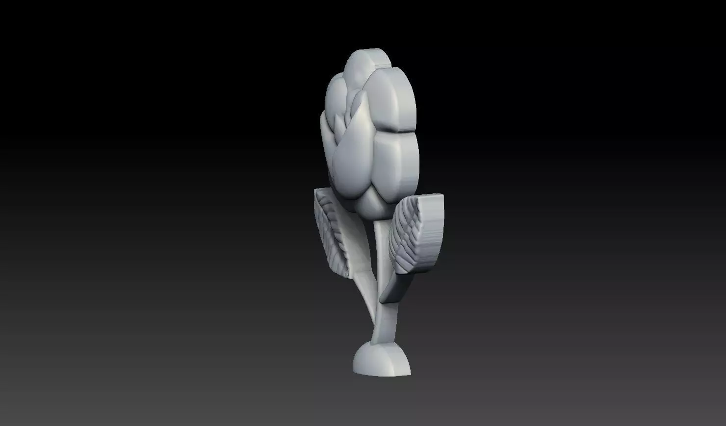 Rose Flower Relief STL 3D Model for CNC and 3D Printing 3D print model_5