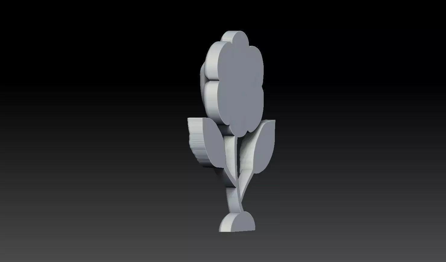 Rose Flower Relief STL 3D Model for CNC and 3D Printing 3D print model_8