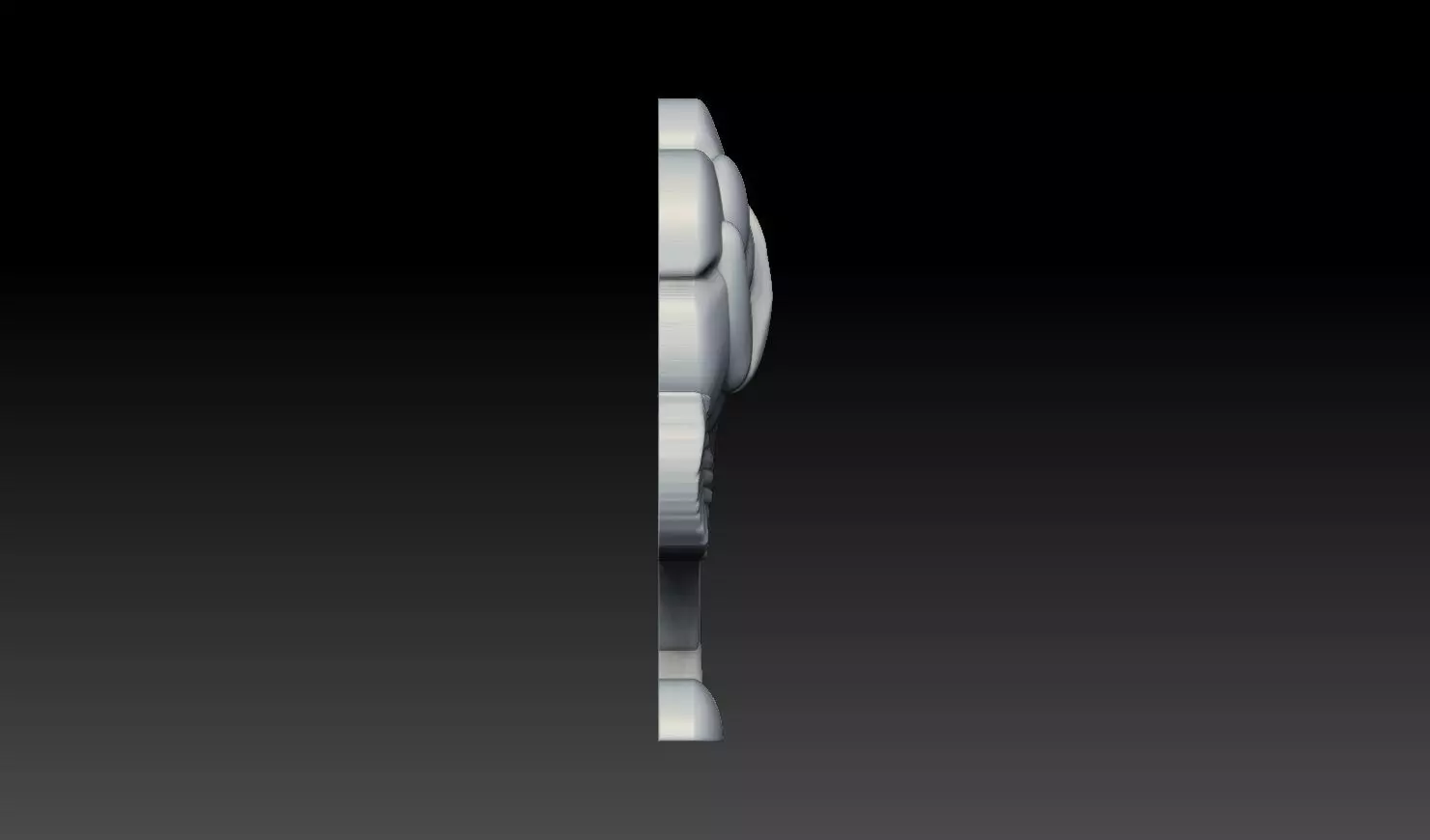 Rose Flower Relief STL 3D Model for CNC and 3D Printing 3D print model_11