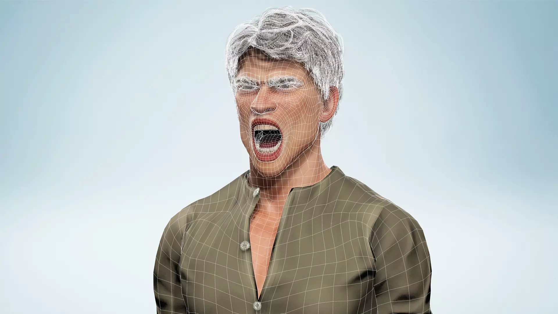 Realistic Men s Fashion 3D Model Low-poly 3D model_25