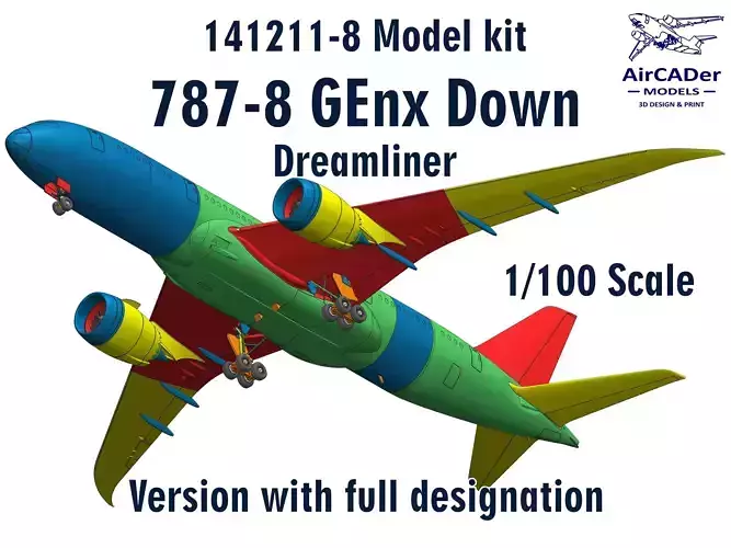 141211-8 Model kit Boeing 787-8 GEnx Down