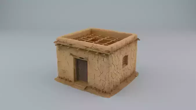 Traditional Arabic Adobe Mud House