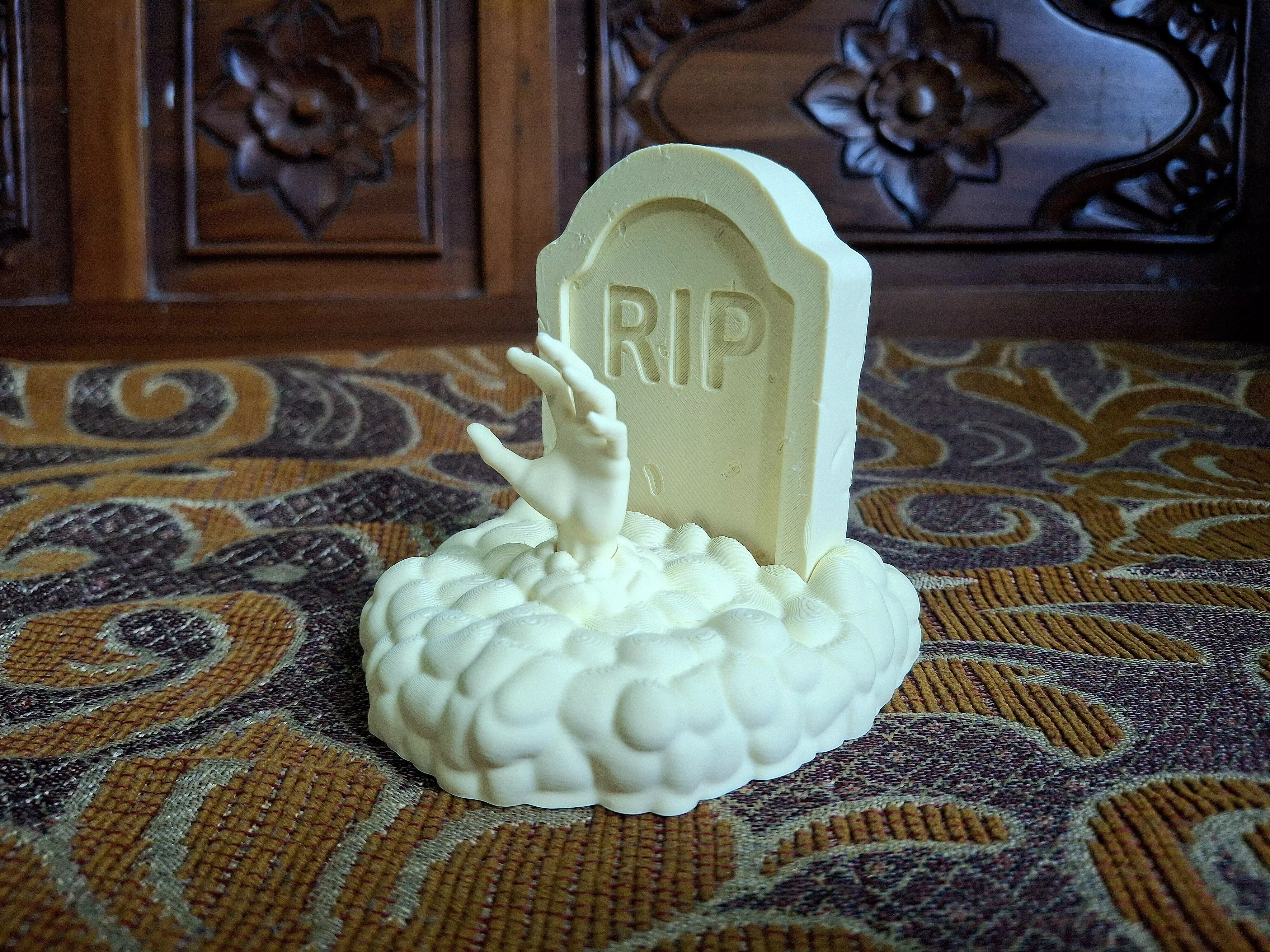 Creepy Tombstone 3D Print Model 3D print model_0