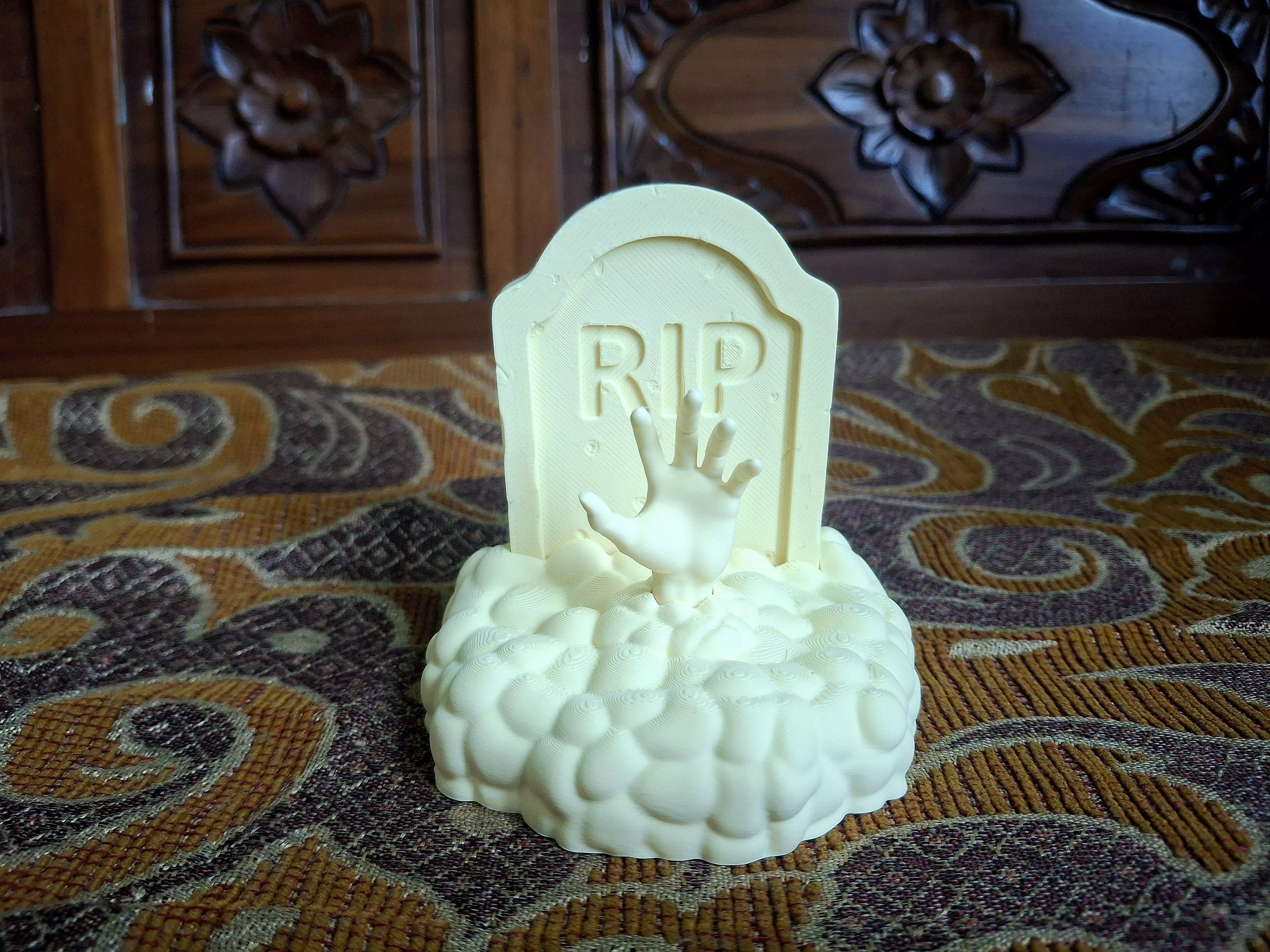 Creepy Tombstone 3D Print Model 3D print model_2