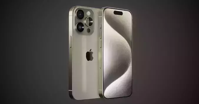 iPhone 15 Pro High-Quality 3D Model