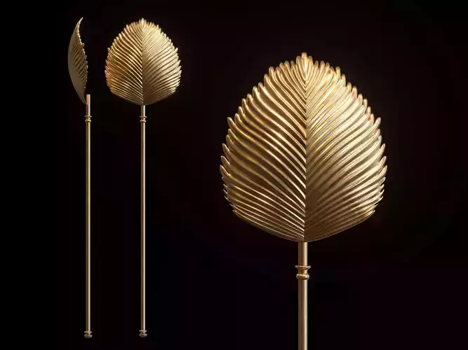 Arteriors Myrtle Leaf Wall Sconce Vintage Brass