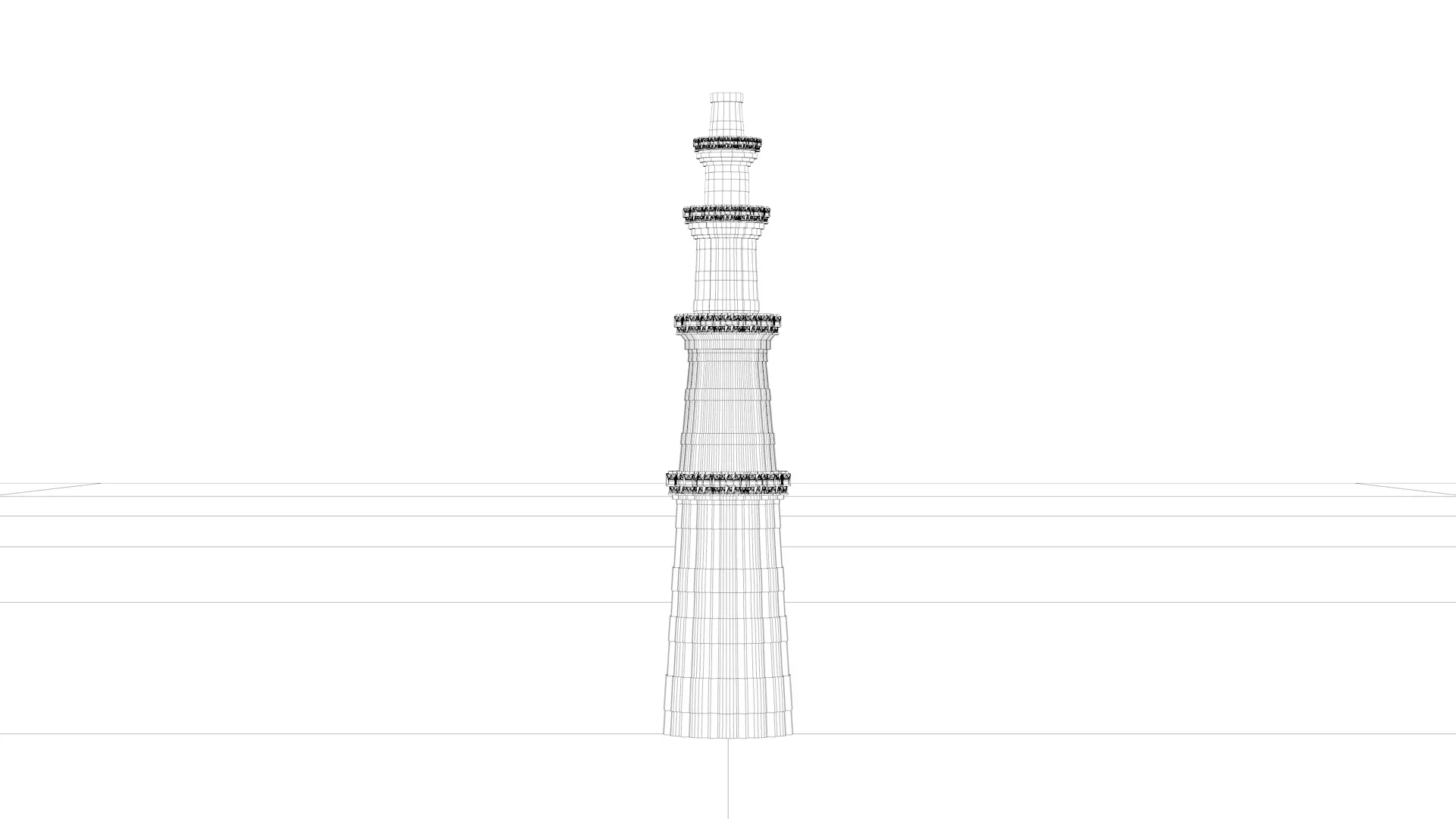 India Landmark 3D Models Bundle  Historic and Iconic Pack 3D Model Collection_23